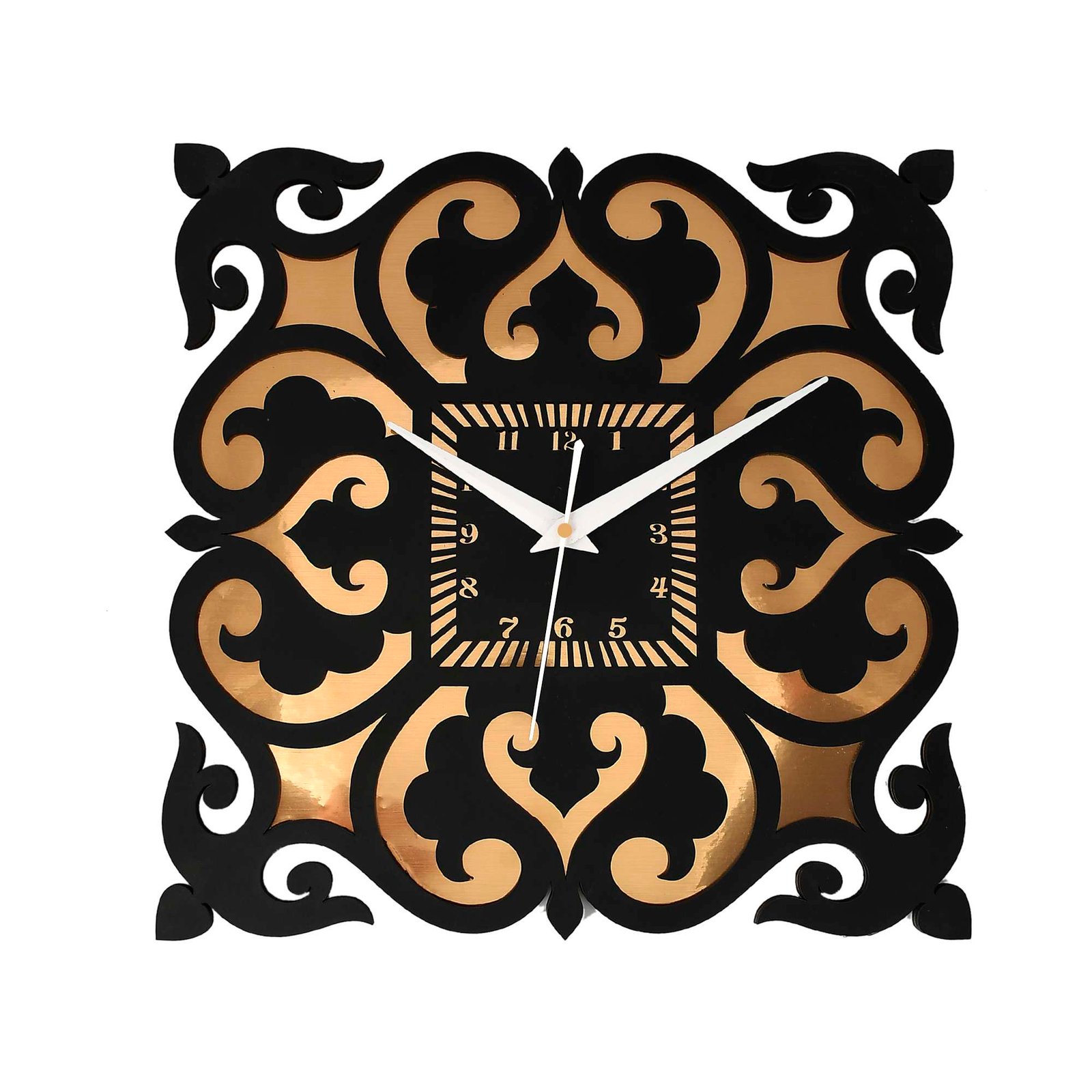 Wooden Silent Non-Ticking Wall Clock for Home Stylish Latest Designer Wall Clock for Home Living Room Bedroom Office Hall - Image 3